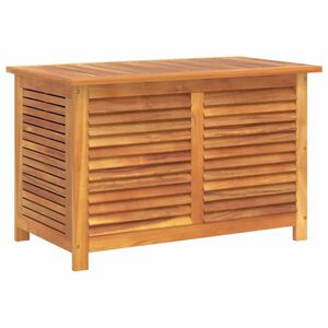 vidaXL Bo&icirc;te de rangement de jardin persiennes 90x50x56 cm bois acacia