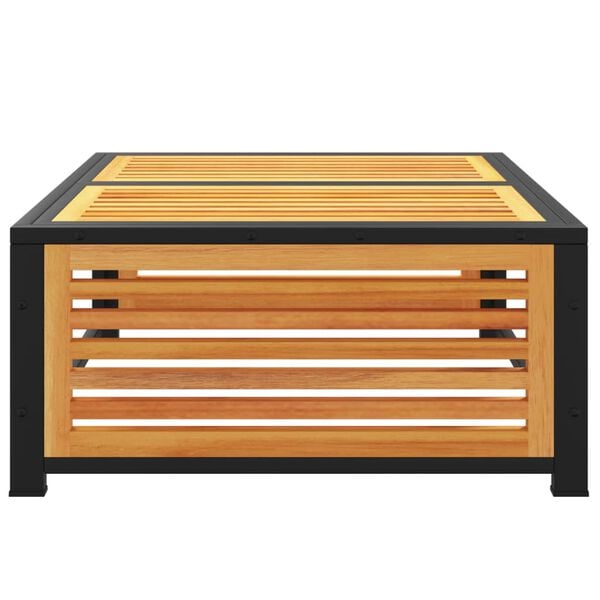 vidaXL Table de jardin 68x68x30 cm bois massif d'acacia