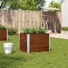 vidaXL Jardini&egrave;re marron 80x60 cm bois massif de pin