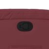 vidaXL Fauteuil inclinable Rouge bordeaux Similicuir