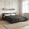 vidaXL Duvet d'&eacute;t&eacute; simple Matelass&eacute; Anthracite 200 x 200 cm Microfibre