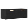 vidaXL Meuble mural Ch&ecirc;ne noir 100 x 36,5 x 35 cm Bois d'ing&eacute;nierie