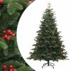 vidaXL Sapin de No&euml;l artificiel avec pommes de pin et baies 210 cm