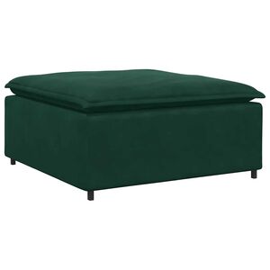 vidaXL Module central de canap&eacute; modulable avec coussins bleus 100 cm