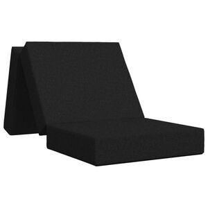 vidaXL Canap&eacute;-lit pliable 90 x 67 x 45 cm Noir