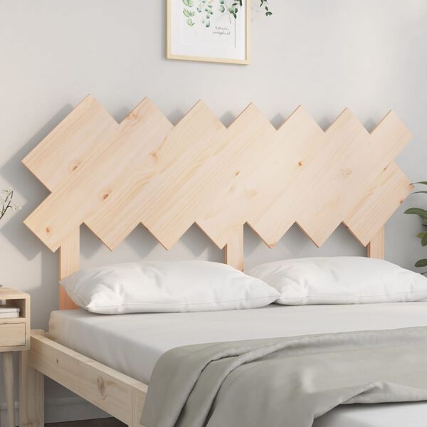 vidaXL T&ecirc;te de lit 151,5x3x81 cm Bois massif de pin