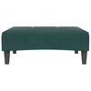 vidaXL Repose-pied vert fonc&eacute; 77x55x31 cm velours