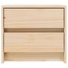 vidaXL Table de chevet 40x31x35,5 cm bois de pin massif