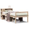 vidaXL Lit biblioth&egrave;que sans matelas 90x200 cm bois de pin massif