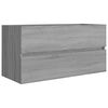 vidaXL Armoire d'&eacute;vier Sonoma gris 90x38,5x45 cm Bois d'ing&eacute;nierie