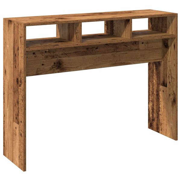 vidaXL Table console vieux bois 105x30x80 cm bois d'ing&eacute;nierie