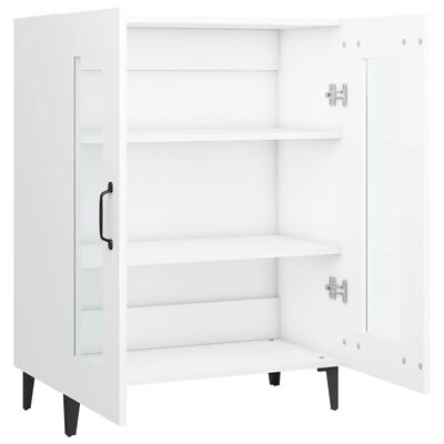 vidaXL Buffet blanc 69,5x34x90 cm bois d'ingénierie