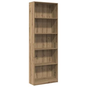 vidaXL Biblioth&egrave;que Ch&ecirc;ne Artisian 60x24x176 cm Bois d'ing&eacute;nierie
