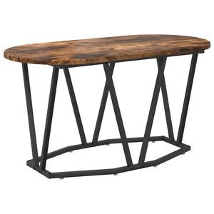 vidaXL Table basse Ch&ecirc;ne fum&eacute; 80 x 40 x 40.5 cm