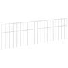 vidaXL Panneau de cl&ocirc;ture de jardin 48 pcs Acier galvanis&eacute; Argent&eacute;