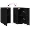 vidaXL Ensemble meuble TV 7 pcs Ch&ecirc;ne noir 30,5 x 30 x 60 cm