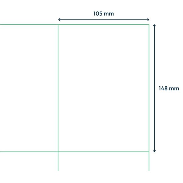 rillprint &Eacute;tiquettes autocollantes 105x148 mm 500 feuilles Blanc