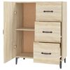 vidaXL Buffet ch&ecirc;ne sonoma 69,5x34x90 cm bois d'ing&eacute;nierie