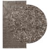 vidaXL Tapis ISTAN &agrave; poils longs aspect brillant gris 100x200 cm