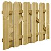 vidaXL Porte de Jardin 100 x 75 cm Bois de pin massif Vert
