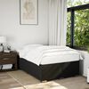 vidaXL Sommier &agrave; lattes de lit avec matelas Noir 120x200 cm Tissu