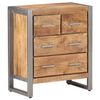 vidaXL Buffet 60x35x70 cm Bois de manguier brut