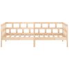 vidaXL Lit de jour sans matelas bois de pin massif 80x200 cm