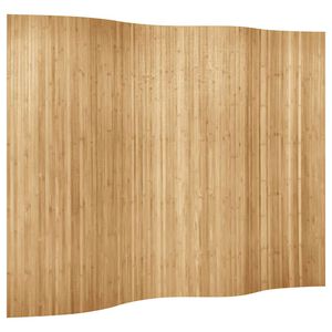 vidaXL Cloison de s&eacute;paration bambou largeur 250 cm hauteur 165 cm naturel