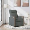 vidaXL Fauteuil inclinable Gris fonc&eacute; Tissu