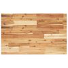 vidaXL Dessus de table rectangulaire 80x50x2 cm bois massif d'acacia