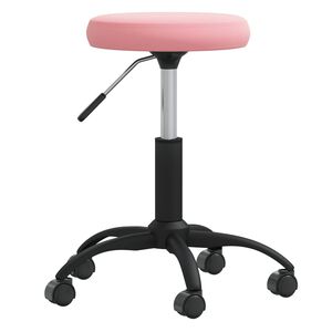 vidaXL Chaise de salle &agrave; manger Rose Velours