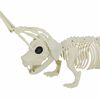 vidaXL Squelette de d&eacute;coration Halloween 2 pcs Blanc Polypropyl&egrave;ne