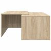 vidaXL Ensemble de tables basses 2 pcs Ch&ecirc;ne Sonoma Bois d'ing&eacute;nierie