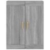 vidaXL Armoire murale sonoma gris 69,5x32,5x90 cm bois d'ingénierie