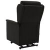 vidaXL Fauteuil de massage Noir Tissu