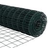 vidaXL Cl&ocirc;ture avec poteau Vert 0,4 x 25 m Acier et PVC