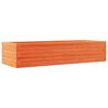vidaXL Jardini&egrave;re cire marron 110x40x23 cm bois de pin massif