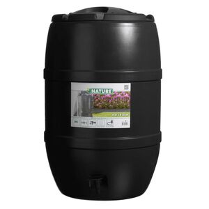 Nature R&eacute;cup&eacute;rateur d'eau de pluie 120 L 51x81 cm Noir