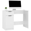 vidaXL Bureau Blanc 100x50x75 cm Bois d'ing&eacute;nierie