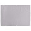 vidaXL &Eacute;cran d'intimit&eacute; de balcon gris 500x90 cm PVC