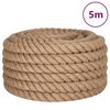 vidaXL Corde de jute 5 m de long 50 mm d'&eacute;paisseur