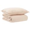 vidaXL Ensemble de Duvet 2 pc 135 x 200 cm Hiver 350 gsm Beige