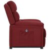 vidaXL Fauteuil Rouge bordeaux Tissu
