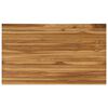 vidaXL Plateau de table 120 x 70 x 3,5 cm Rectangulaire Naturel