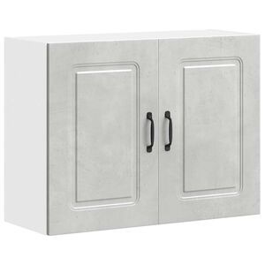 vidaXL Armoire murale de cuisine Kalmar gris b&eacute;ton bois d'ing&eacute;nierie