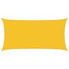 vidaXL Voile d'ombre Jaune 2,5 x 6 m HDPE