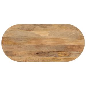 vidaXL Dessus de table 80x40x3,8 cm ovale bois massif de manguier