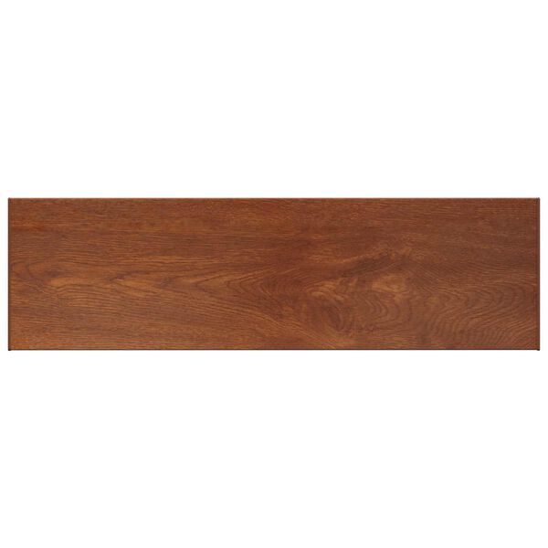 vidaXL Appui de fen&ecirc;tre Bois Brun 160 x 45 x 4,5 cm PVC
