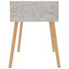 vidaXL Table de chevet Gris béton 40x40x56 cm Bois d'ingénierie
