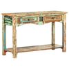 vidaXL Table console 120x40x75 cm Bois solide de r&eacute;cup&eacute;ration